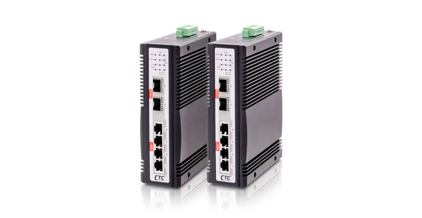 Foto für die Presse - CTCs verwalteter industrieller 2,5G/10G PoE-Switch