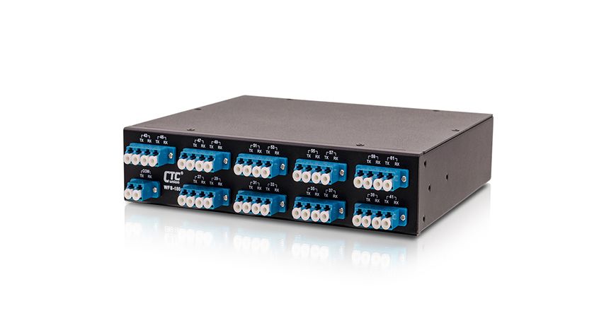 photo for press- CTC's CWDM Mux Demux Racks