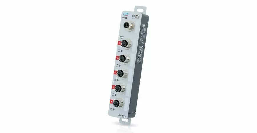 foto para a imprensa - Switch Ethernet Slim Size Certificado EN50155 da CTC