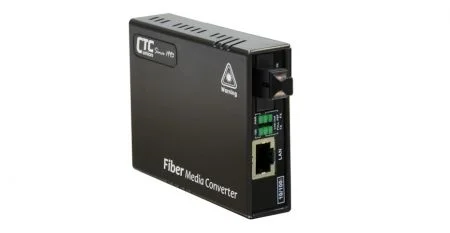 Compact Media Converter with In-Band Management - 10/100Base-TX to 100Base-FX In-Band Managed Converter