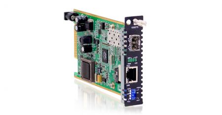 1000Base-T to 1000Base-X SFP Media Converter Card - 1000Base-T to 1000Base-X SFP Media Converter Card