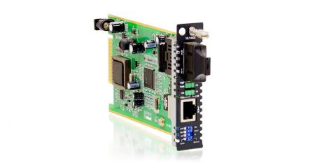 10/100Base-TX to 100Base-FX In-Band Managed Converter Card - FRM220-10/100i In-Band Managed FE Media Converter Card