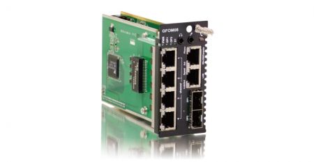 GbE Fiber Multiplexer with In-Band Management - 4/8 E1/T1 + GbE Fiber Multiplexer Card
