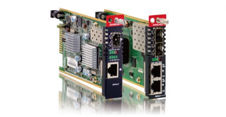 1/2 × 10/100/1000Base-T + 1/2 × 100/1000Base-X SFP OAM/IP GbE Managed Switch - FRM220A-2000EAS/2 In-Band OAM/IP GbE Managed Switch Card