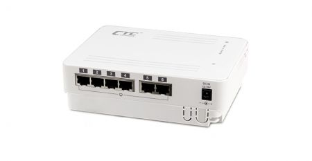 7× GbE, RJ45 + 1× Dual Rate SFP L2+ Managed CPE Switch mit Kabelkanal - 7 Ports GbE, RJ45 + 1 Port Dual Rate SFP L2+ Managed CPE Switch mit Kabelkanal