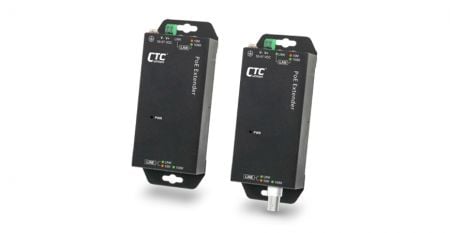 Industrial Ethernet & PoE Extender - IEXT101-P2W, IEXT101C-P2W Industrial Ethernet & PoE Extender