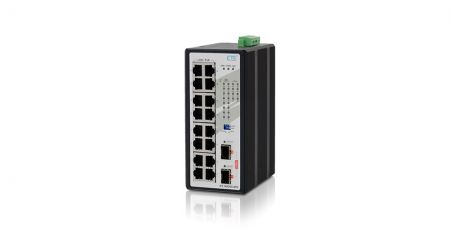 Switch industrial FE PoE - Switch PoE industrial IFS-1602GS-8PH FE