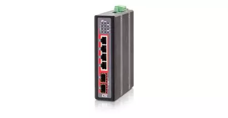 Conmutador Industrial FE PoE - Conmutador Industrial FE PoE IFS-402CGS-4PH