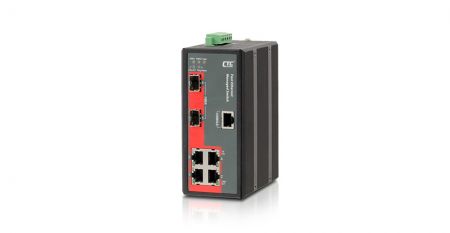 Comutador Ethernet Rápido Industrial Gerenciado - Switch Fast Ethernet gerenciado industrial IFS-402GSM