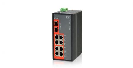 Commutateur Ethernet rapide industriel - Commutateur industriel Fast Ethernet IFS-802GS