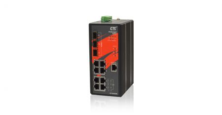 Industrieller verwalteter Fast Ethernet-Switch - IFS+803GSM Industrieller gemanagter Fast-Ethernet-Switch