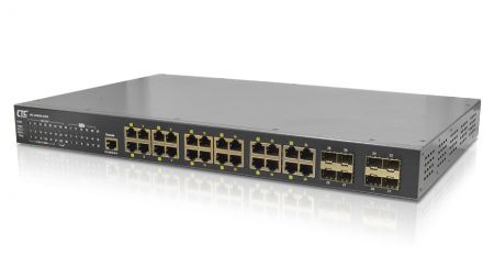 Industrial Layer 3 GbE PoE Switch
