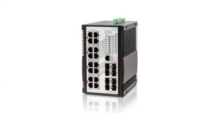 Interruptor industrial administrado de Ethernet Gigabit PoE - IGS-1608SM-16PH Interruptor de Ethernet Gigabit administrado industrial PoE