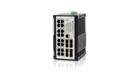 Interruptor industrial administrado de Ethernet Gigabit PoE - Interruptor de red Ethernet industrial administrado IGS-1608SM-8PH con PoE