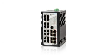 Industrial Managed GbE PoE Switch