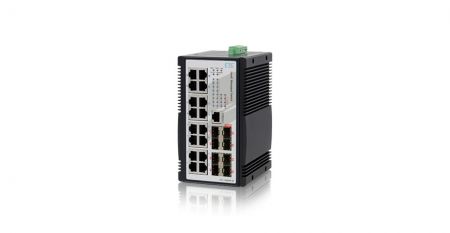 Промышленный коммутатор GbE с SyncE - Промышленный коммутатор IGS-1608SM-SE с гигабитным Ethernet и SyncE