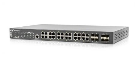 Industrial GbE PoE Switch - IGS-2408SM-24PH-AA Industrial GbE PoE Switch