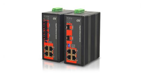 Switch Ethernet industriel GbE - Switch GbE industriel IGS-402S & IGS-402F