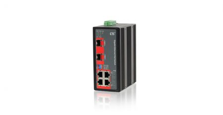 Commutateur PoE Ethernet Gigabit Industriel - IGS-402S-4PH24 Commutateur industriel GbE PoE