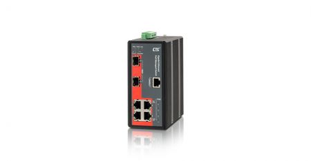 Switch PoE Industrial Gerenciado 1G/2.5G - IGS-402SM-4PH24 Industrial Managed 1G/2.5G PoE Switch