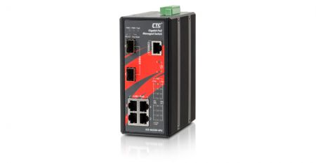 Industrial Managed GbE PoE Switch - IGS-402SM-4PU Industrial Managed GbE PoE Switch