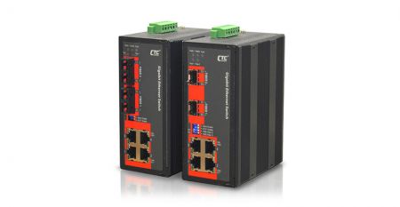 Switch Ethernet industriel GbE - IGS402S et IGS-402F Commutateur GbE industriel