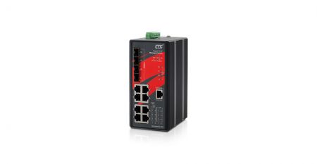 産業用マネージドGbE PoEスイッチ - IGS-804SM-8PH 産業用マネージド GbE PoE スイッチ