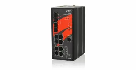 Switch industrial GbE - Conmutador GbE industrial IGS-804SM