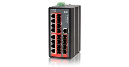 Commutateur Ethernet géré industriel GbE - Commutateur Ethernet industriel géré IGS-812SM