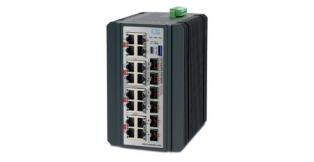Industrial Managed GbE PoE Switch - IGS-A1606SM-16PH Industrial Managed GbE PoE Switch