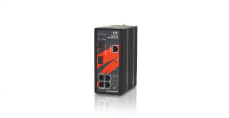 Switch PoE gerenciado industrial GbE