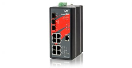 Comutador Industrial GbE Gerenciado - Switch GbE Gerenciado Industrial IGS+803SM