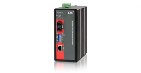 産業用GbE PoEメディアコンバータ - IMC-100-PH12産業用GbE PoEメディアコンバータ