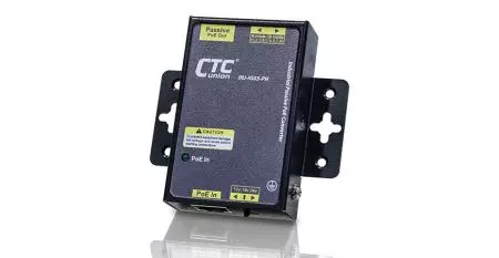 Conversor PoE Ativo para Passivo Industrial - Conversor PoE Ativo para Passivo INJ-IG03-PH Industrial