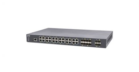 IEC 61850-3 Layer 3 10G Ethernet Switch - IPR-AG2404XSM-8C IEC 61850-3 Layer 3 10G Ethernet Switch