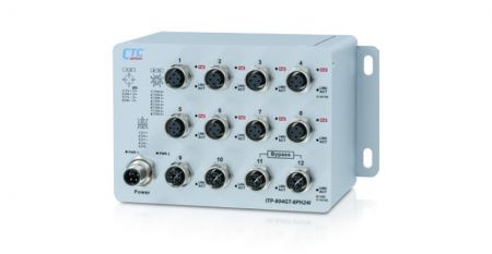 EN50155 PoE Switch - ITP-804GT-8PH24i EN50155 PoE Switch