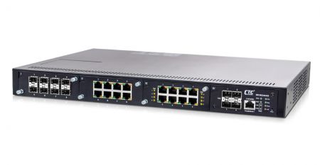 Commutateur Ethernet industriel de couche 3 10G - Commutateur Ethernet industriel de couche 3 10G IXR-MG2404XS