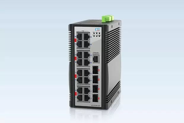 Industrial 10G Managed GbE PoE Switch