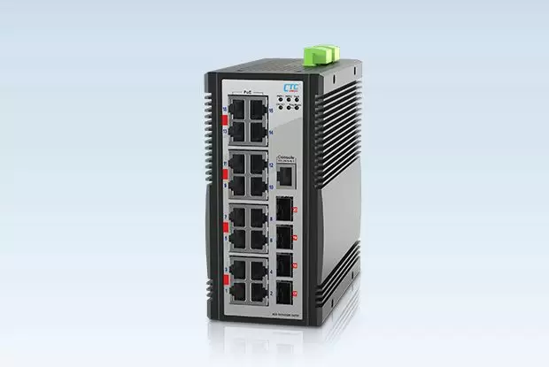 工業級10G供電網管型乙太網交換機