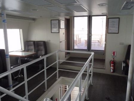 99GT Ferry passenger ship Upper and lower deck stairs