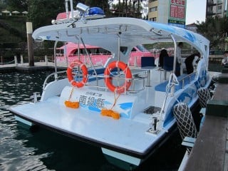 قارب دورية شمسي كهربائي 5GT FPR