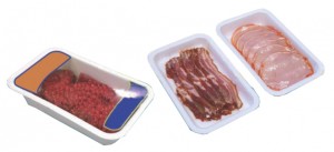 Imballaggio a pelle vassoi