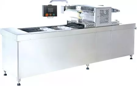 Incapsulatore automatico per vassoi con vuoto e lavaggio a gas / Imballaggio a pelle - Incapsulatore automatico per vassoi con vuoto e lavaggio a gas