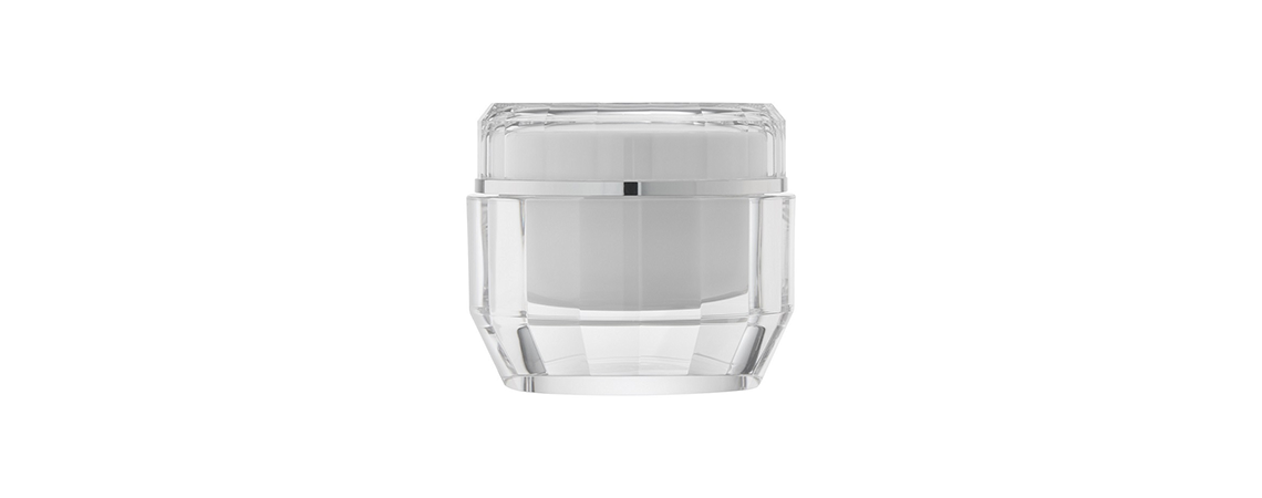 Acryl runder Creme kristallförmiger Behälter 50ml - DC-50-C Runde Creme kristallförmiger Behälter 50ml Acryl runder Creme kristallförmiger Behälter 50ml - DC-50-C Runde Creme kristallförmiger Behälter 50ml