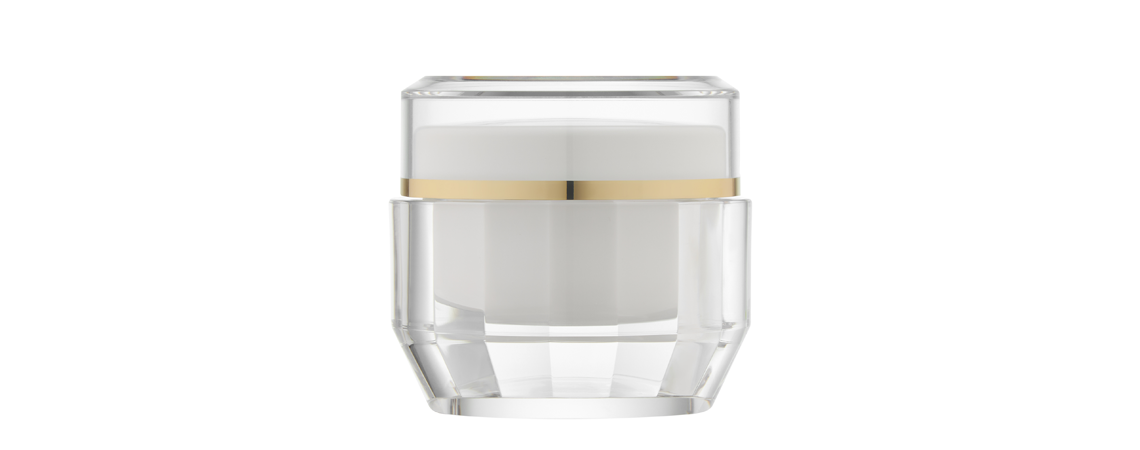 Acryl runder Creme diamantgeschliffener Behälter 50ml - DC-50 Runde Creme kristallförmiger Behälter 50ml Acryl runder Creme diamantgeschliffener Behälter 50ml - DC-50 Runde Creme kristallförmiger Behälter 50ml