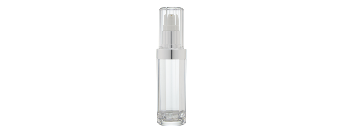 Acrylic Round Lotion Crystal Shape Bottle 30ml - E-30-C Round Lotion Crystal Shape Bottle 30ml