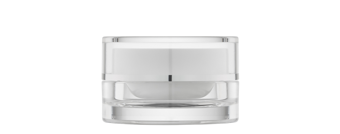 Acryl Rundcreme-Glas 15ml - FLCD-15 runder Cremetiegel 15ml Acryl Rundcreme-Glas 15ml - FLCD-15 runder Cremetiegel 15ml