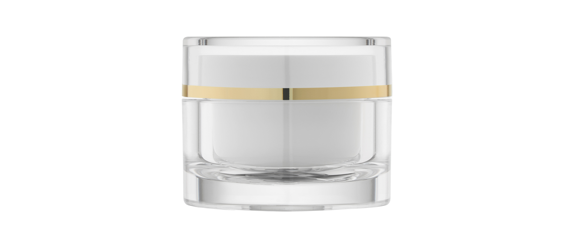 Pot de crème rond en acrylique 50ml - FLCD-50 Pot de Crème Rond 50ml Pot de crème rond en acrylique 50ml - FLCD-50 Pot de Crème Rond 50ml