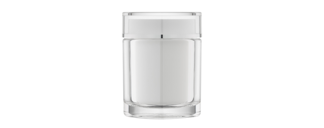 Acrylic Round Cream Jar 70ml - FLCD-70 Round Cream Jar 70ml