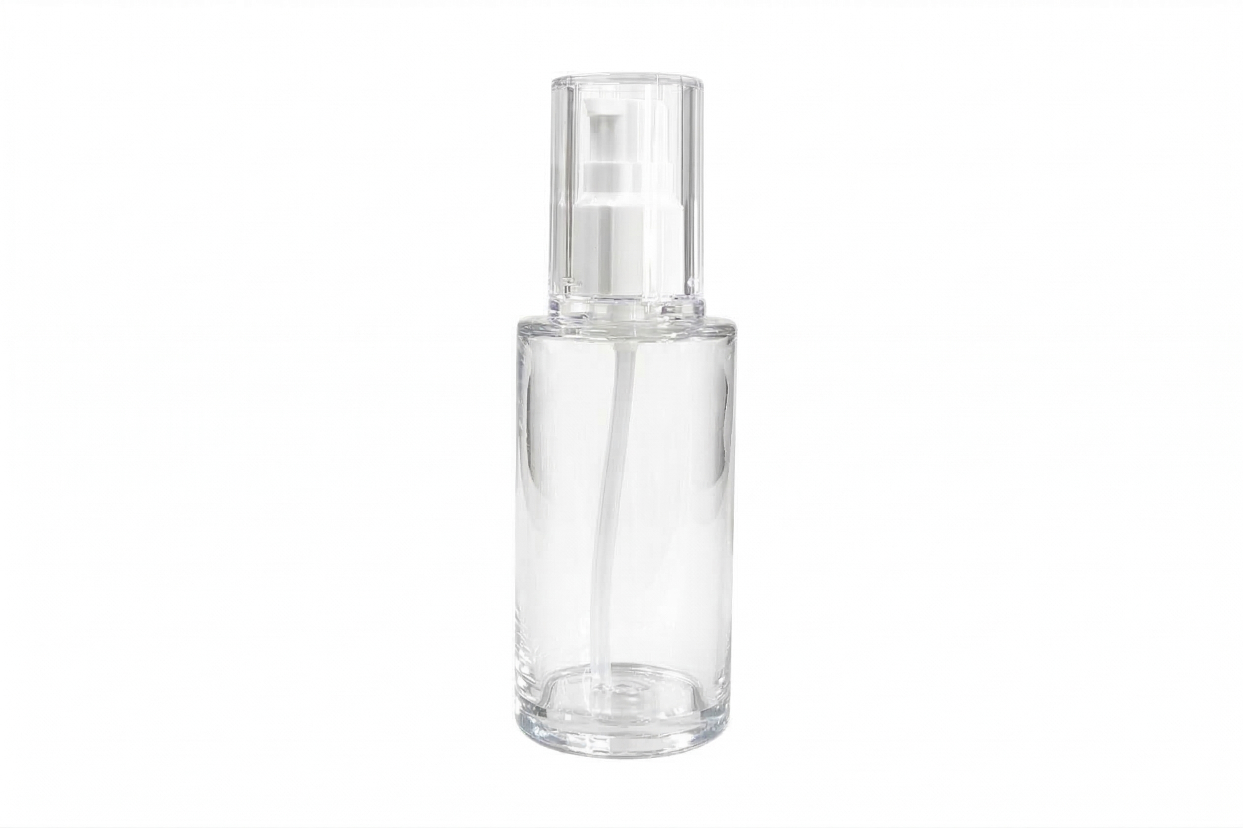 KRA-100: 100ml厚壁PETラウンドボトル | ラグジュアリーコスメパッケージ - COSJARのKRA-100重壁PETボトル